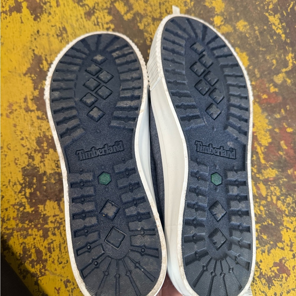 Timberland Blue Casual Sneakers With Canvas Upper View 5